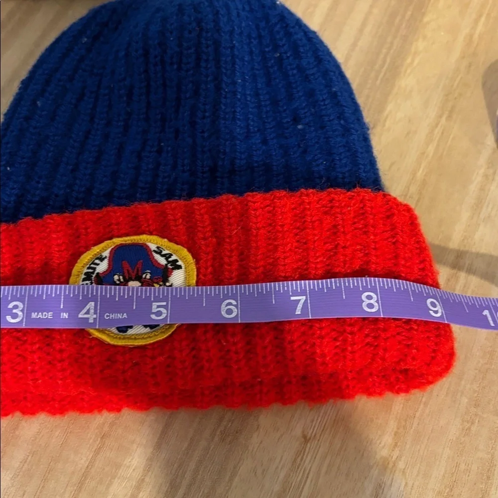 Vintage Yosemite Sam Beanie knit cap Bugs Bunny and his Friends Warner Bros Inc
